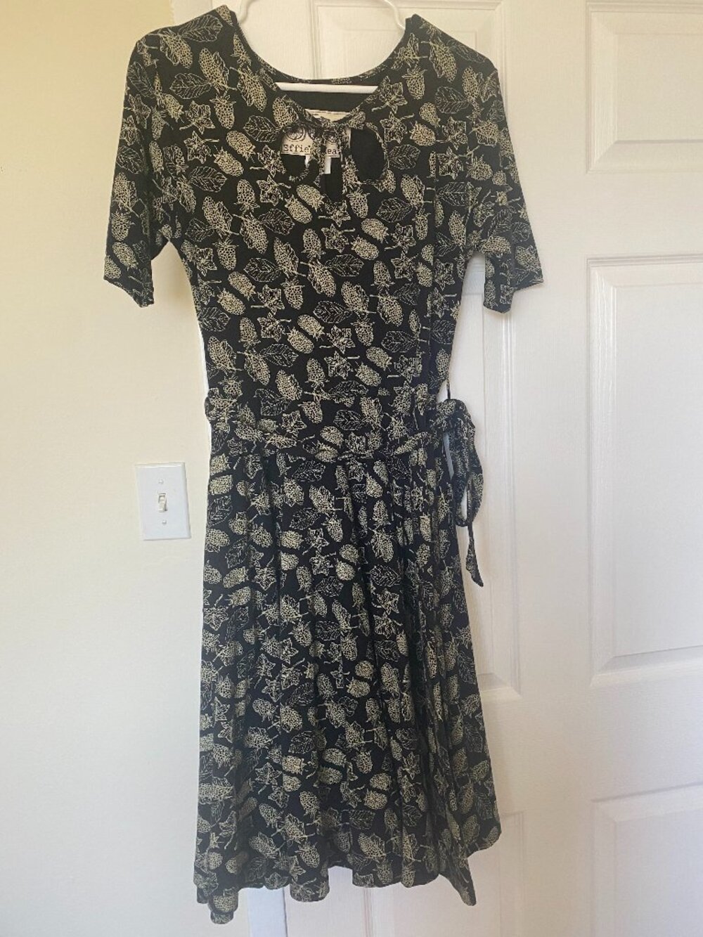 Effie's Heart large pine cone print dress